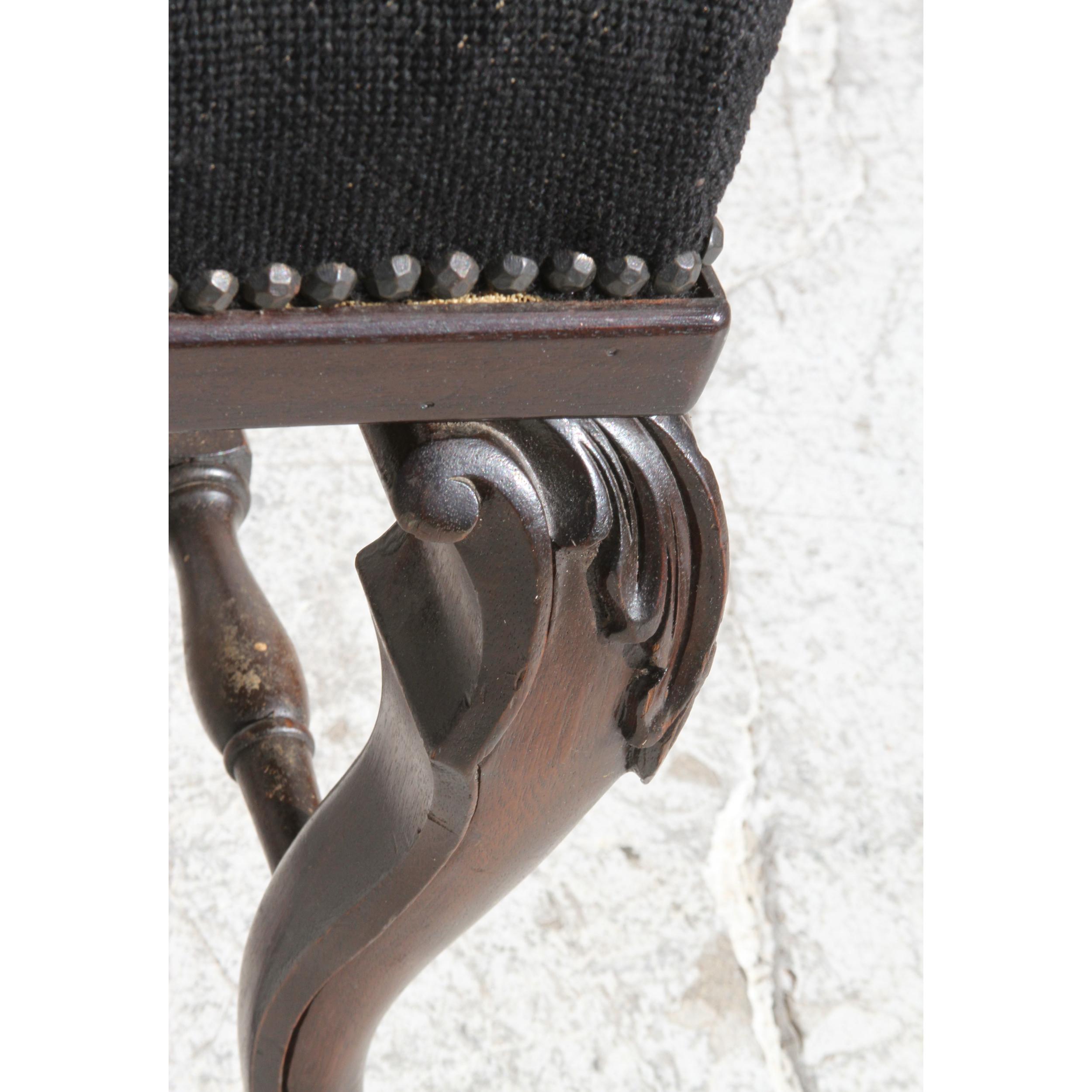 Tabouret/banc géorgien du 19e siècle en vente 1