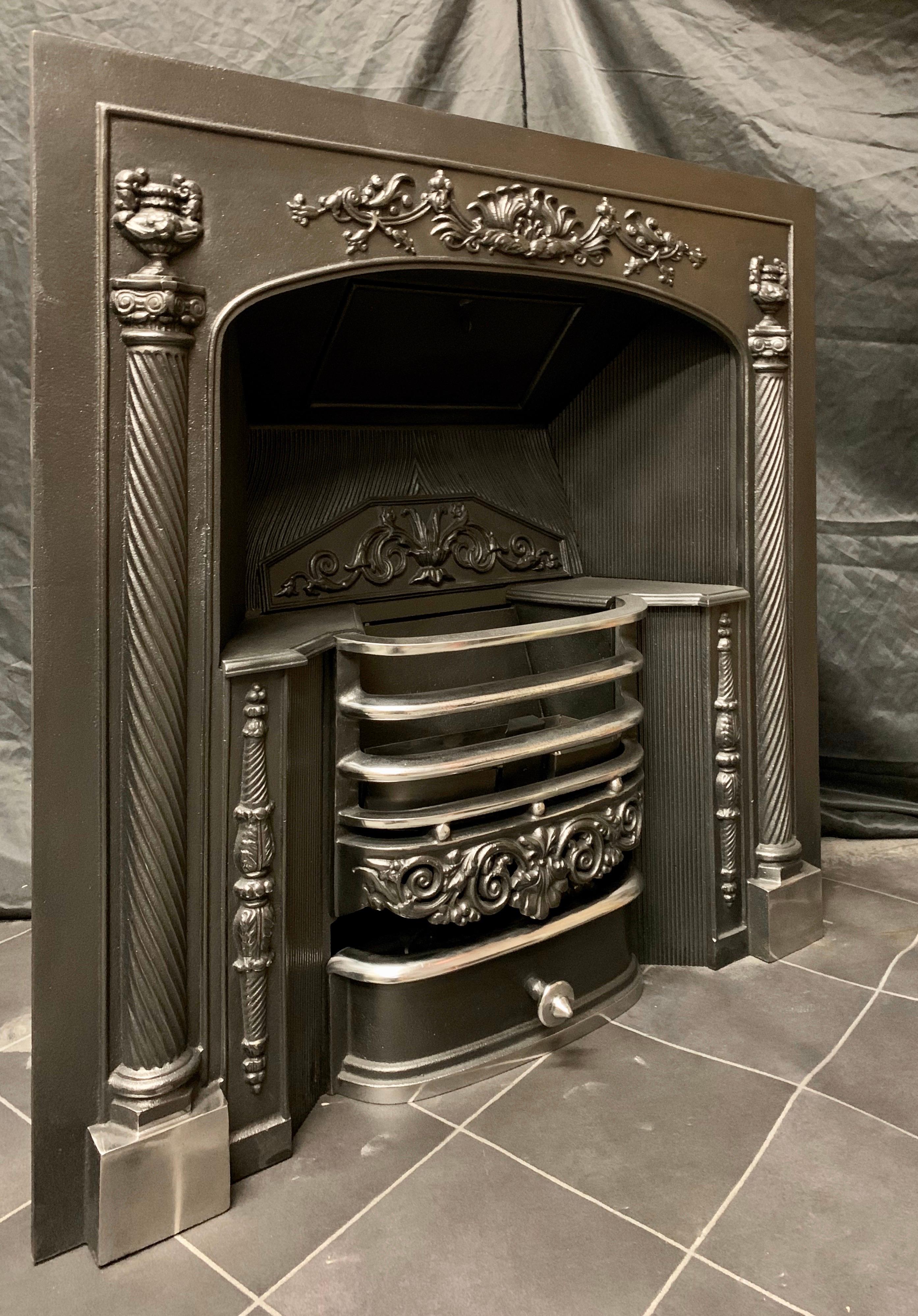 19th Century Georgian Style Hob Grate Fireplace Insert 3