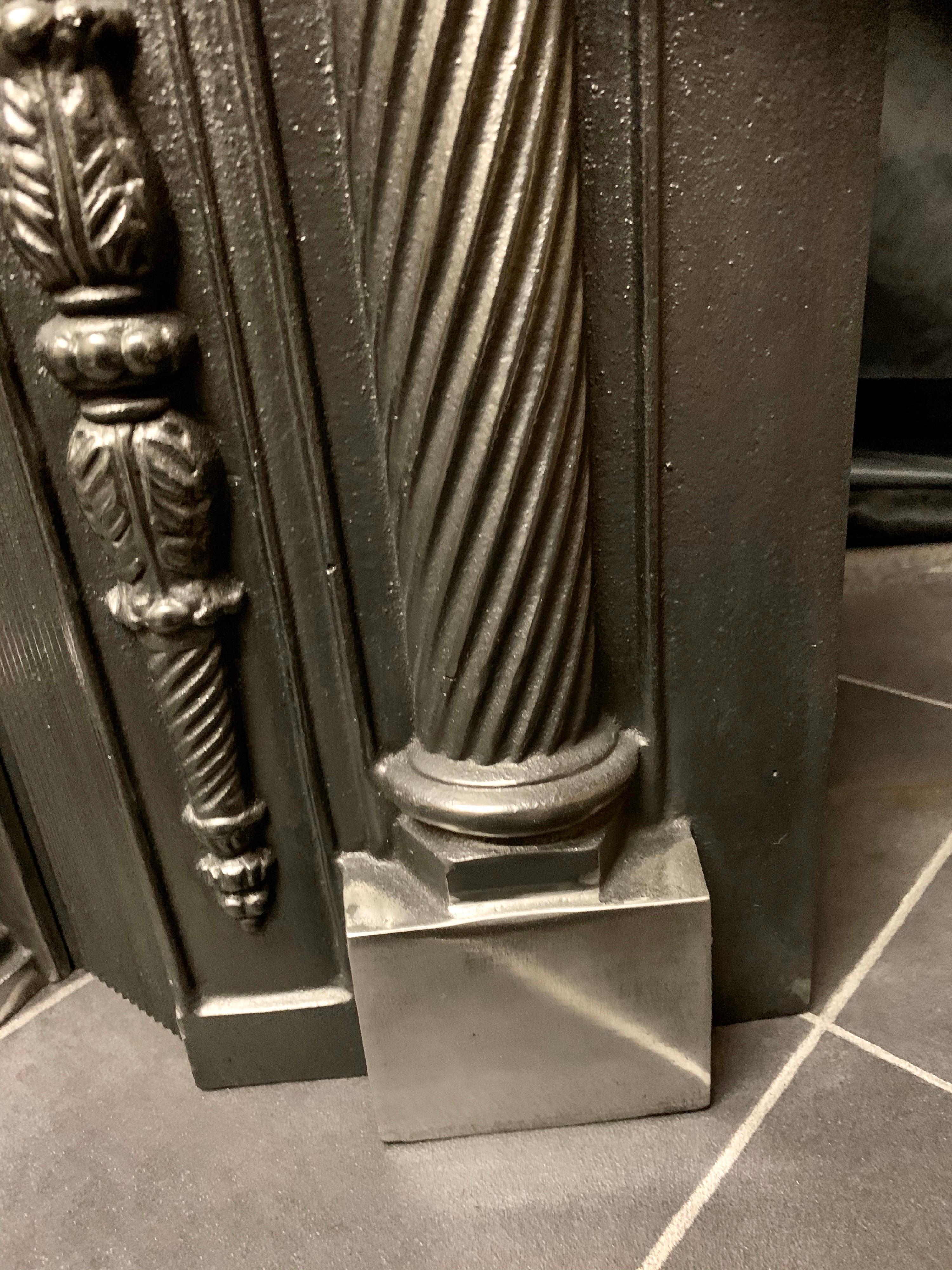Cast 19th Century Georgian Style Hob Grate Fireplace Insert