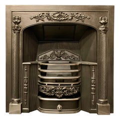 Retro 19th Century Georgian Style Hob Grate Fireplace Insert