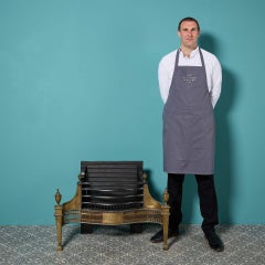 19th Century Georgian Style Iron & Brass Fire Basket