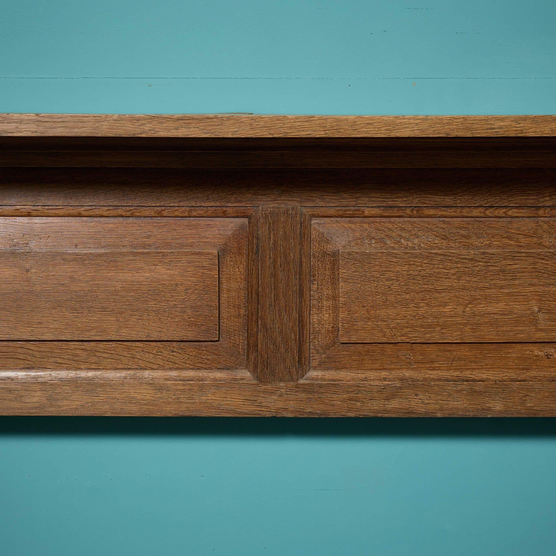 Quercia Caminetto in stile georgiano del XIX secolo con pannelli in Oak in vendita