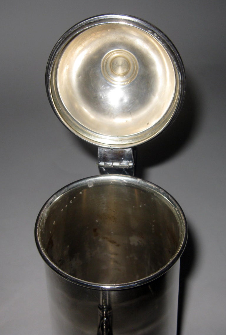 19th century Georgian Style Sterling Silver Coffee Server For Sale 3