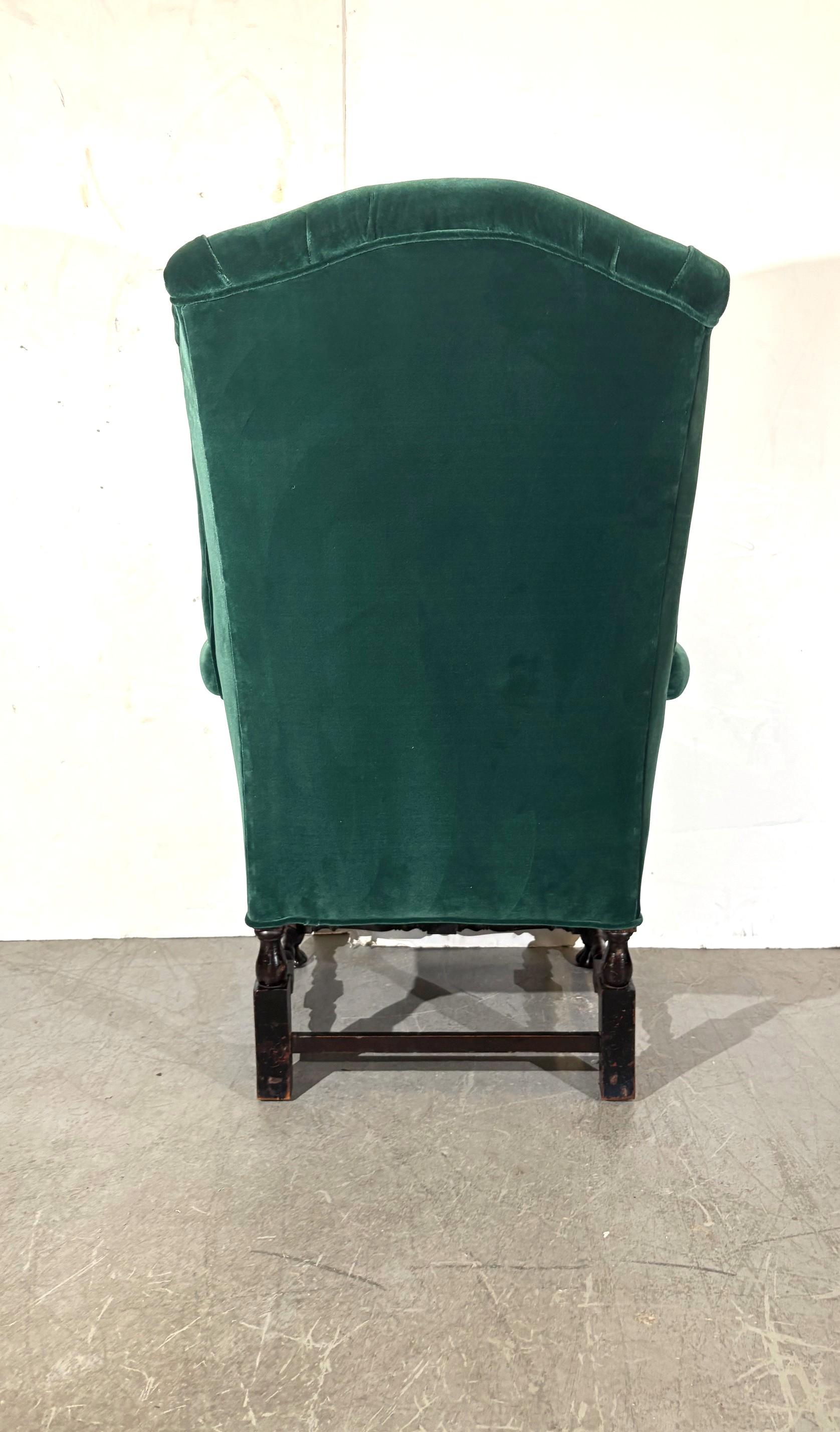 Sedie Wingback in stile georgiano del XIX secolo In condizioni buone in vendita a Pomona, CA