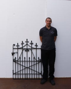 19th Century Georgian Wrought Iron Pedestrian Gate