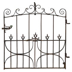 19th Century Georgian Wrought Iron Pedestrian Gate