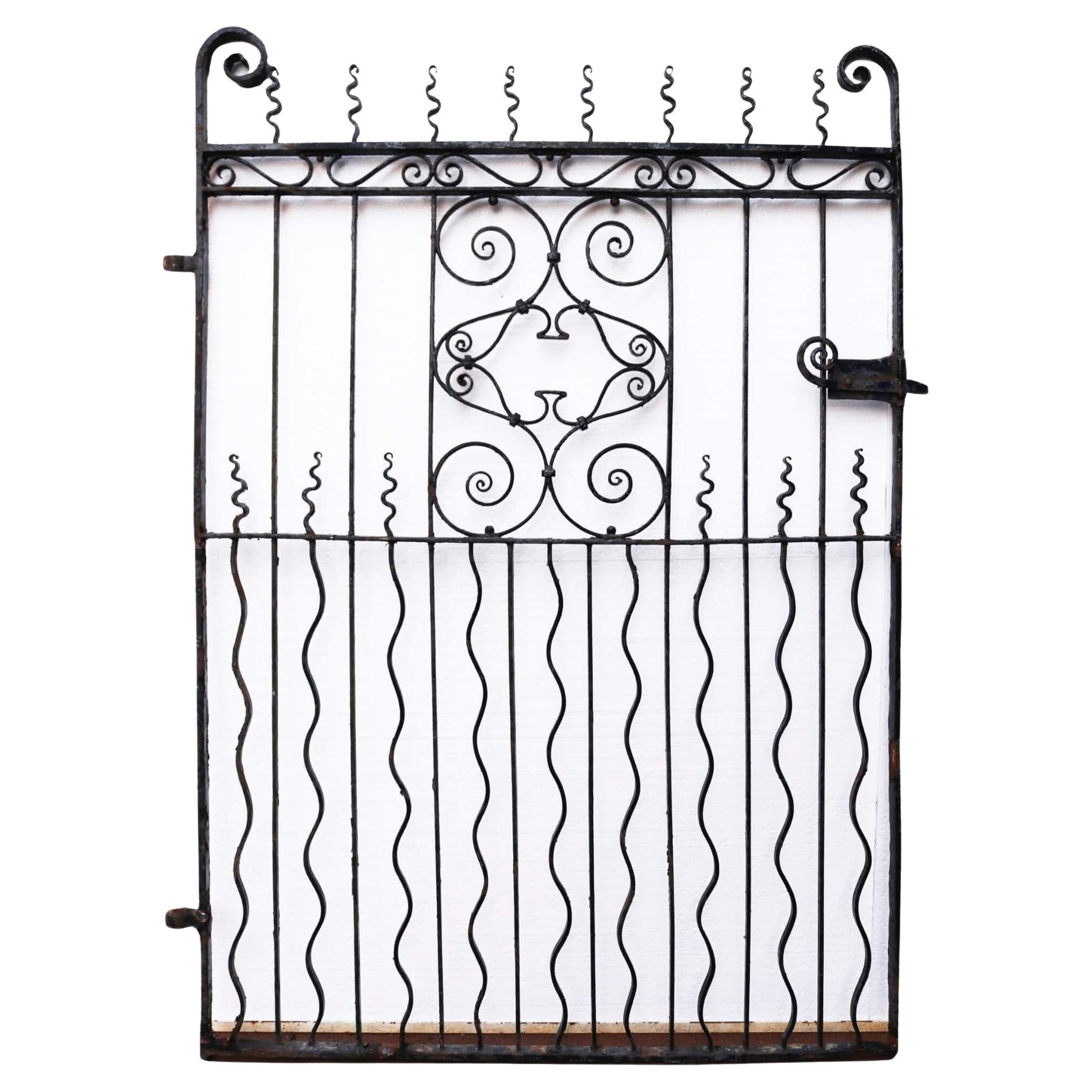 19th Century Georgian Wrought Iron Pedestrian Gate