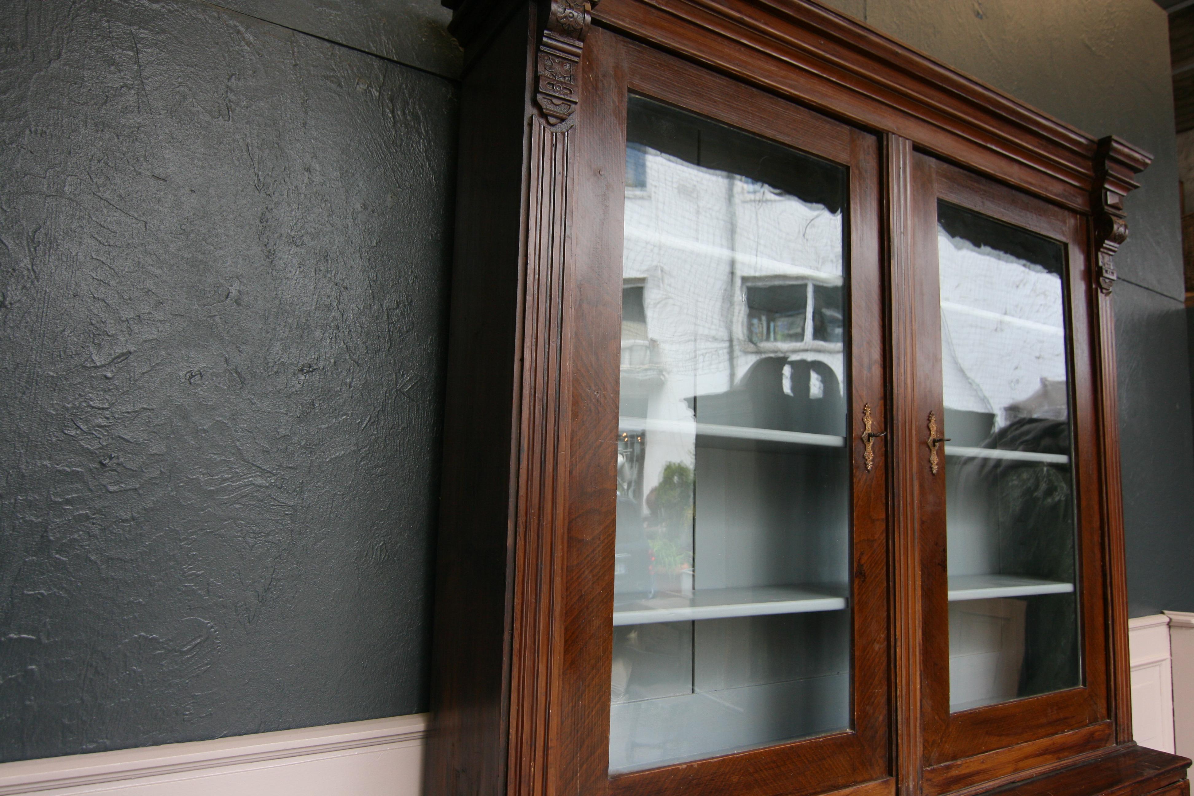 19th Century German Apothecary Cabinet in Original Paint 12