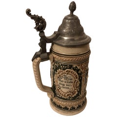 19th Century German Beer Stein