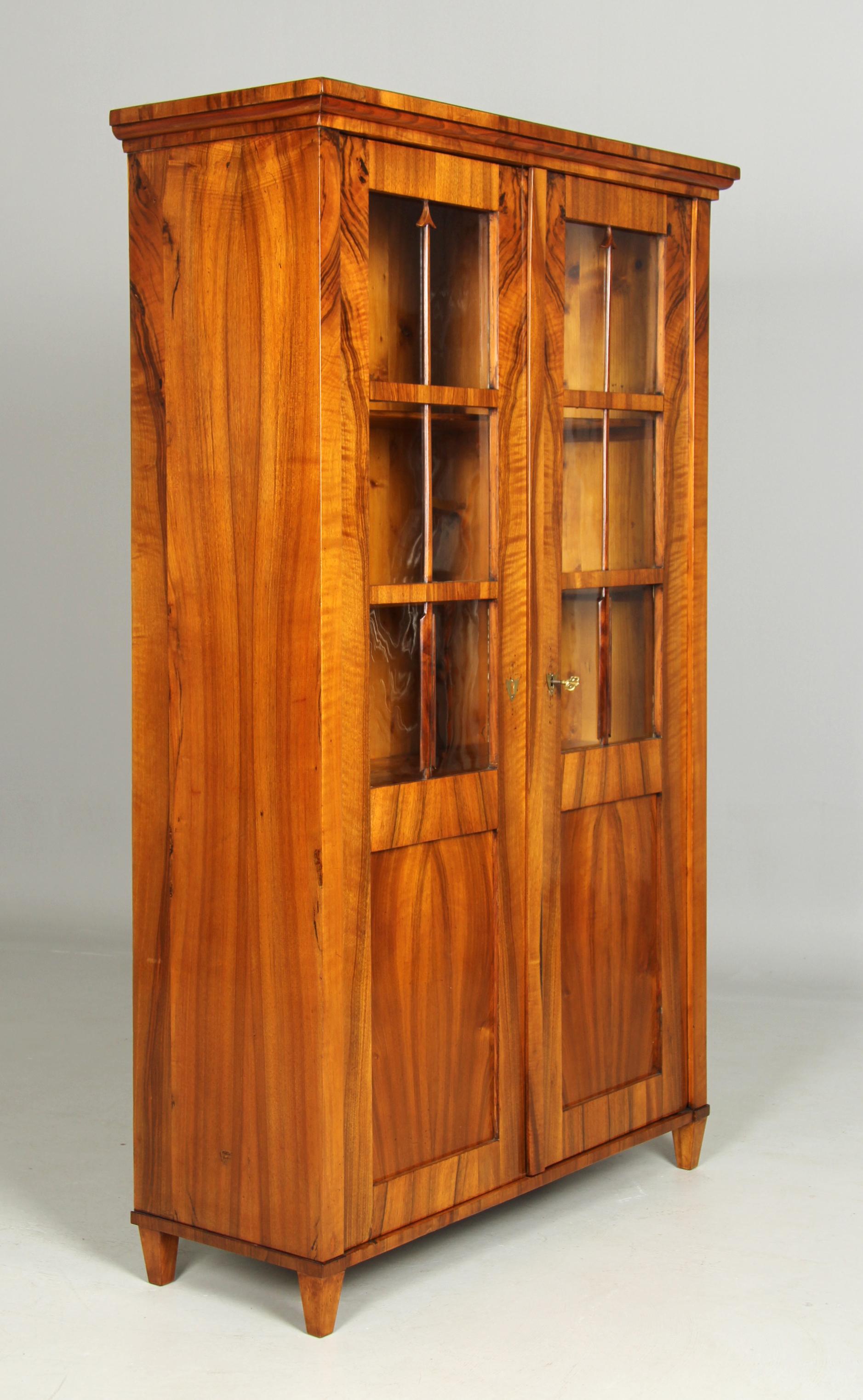 19th Century German Biedermeier Bookcase, Walnut, circa 1825 6