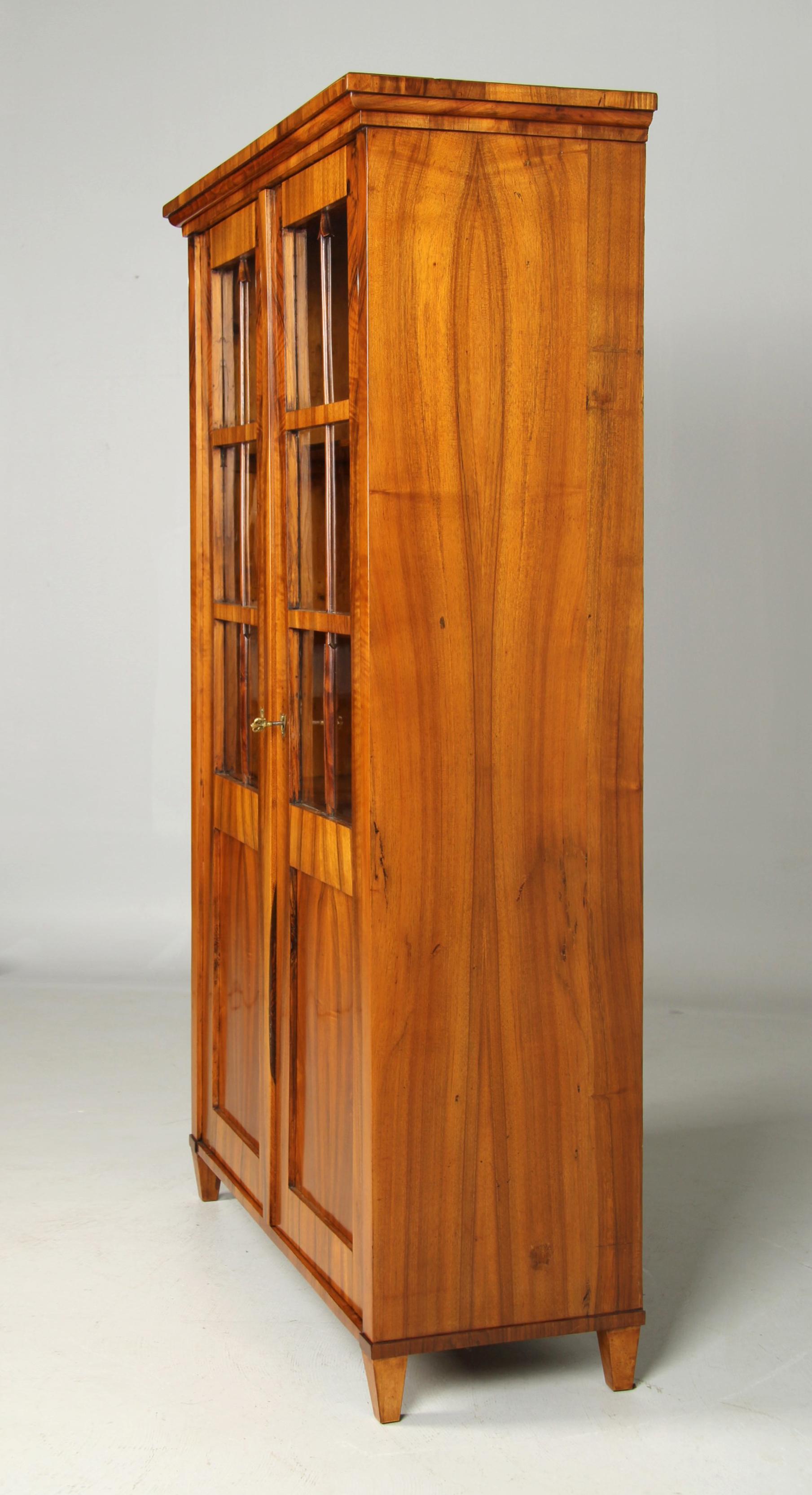 19th Century German Biedermeier Bookcase, Walnut, circa 1825 5