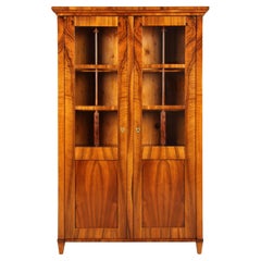 19th Century German Biedermeier Bookcase, Walnut, circa 1825