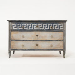 19th Century German Biedermeier Chest of Drawers - Antique Single Pine Cabinet