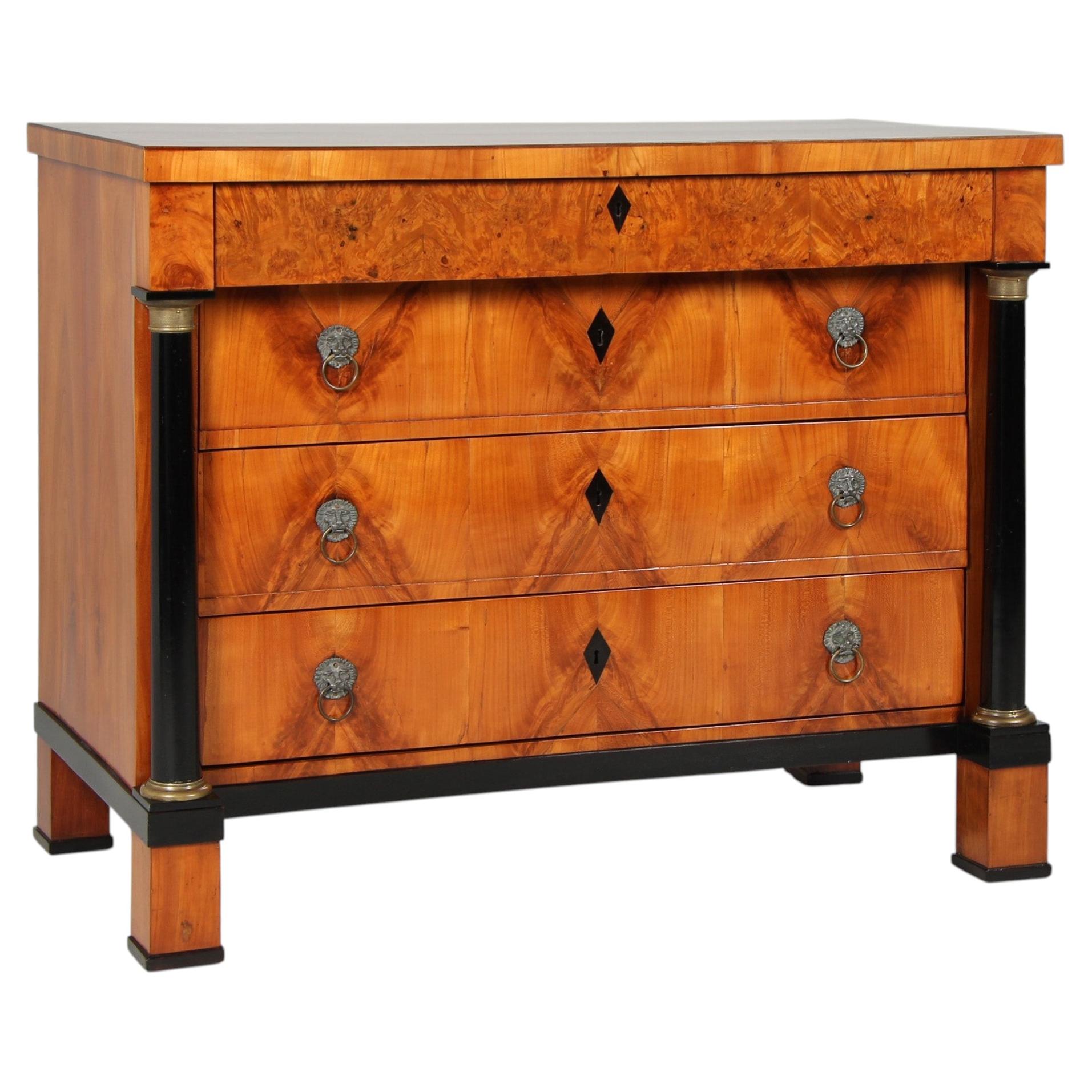 19th Century German Biedermeier Chest Of Drawers, Cherry, circa 1820