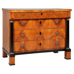 19th Century German Biedermeier Chest Of Drawers, Cherry, circa 1820