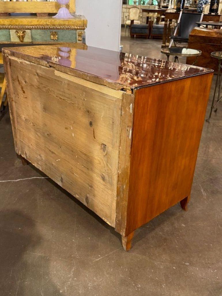 Walnut 19th Century German Biedermeier Commode For Sale