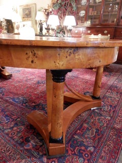 19th Century German Biedermeier Dining Table