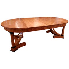 19th Century German Biedermeier Dining Table