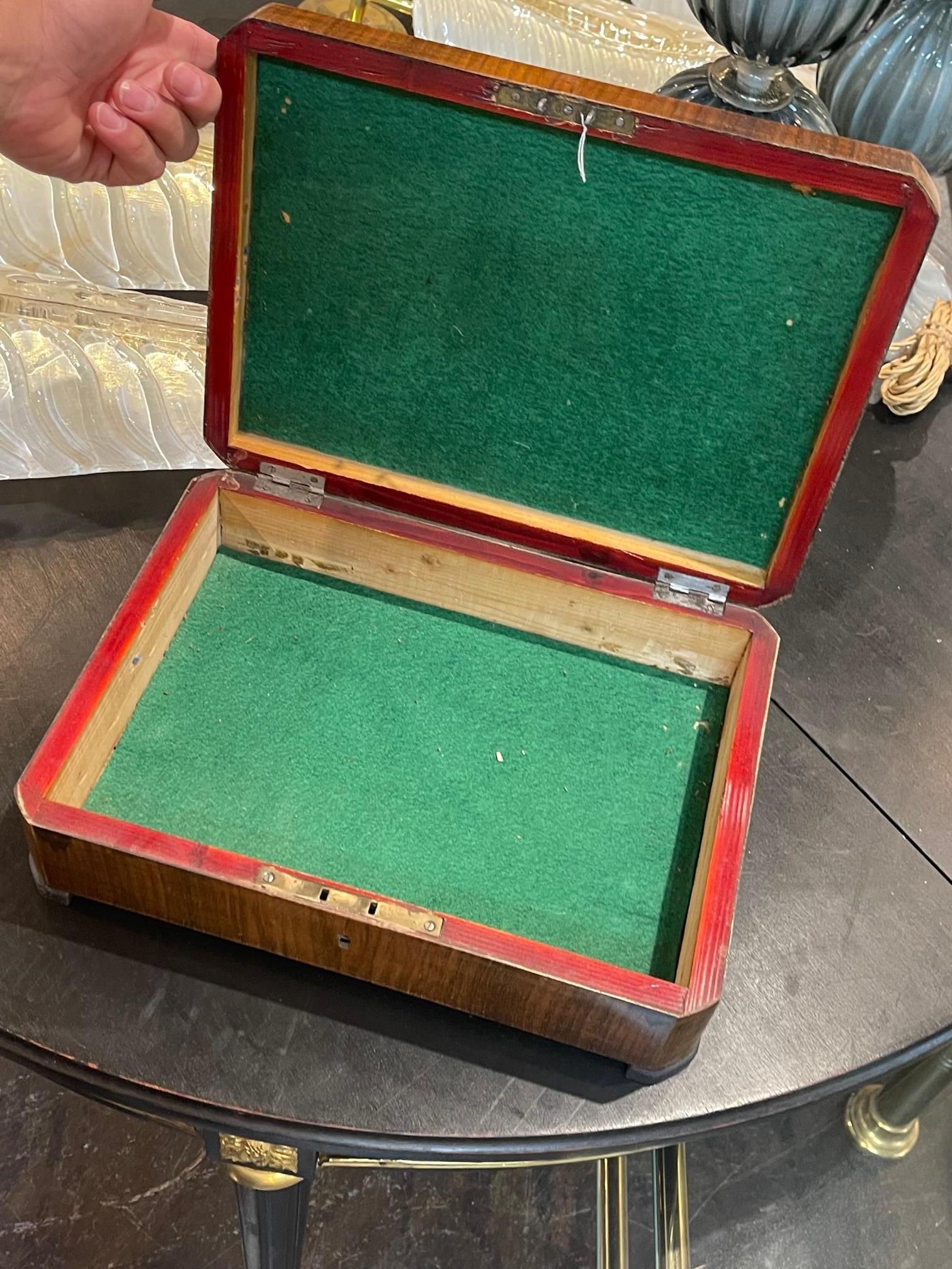 19th Century German Biedermeier Mahogany Box 2