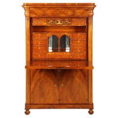 19th Century German Biedermeier Secretaire with Hidden Compartement, circa 1835