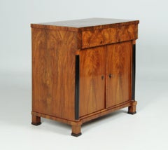 19th Century German Biedermeier Sideboard, Chest, Walnut, circa 1825