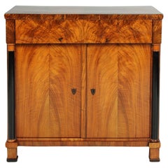 19th Century German Biedermeier Sideboard, Chest, Walnut, circa 1825