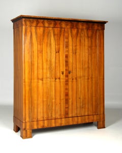 19th Century German Biedermeier Wardrobe, Walnut, circa 1820