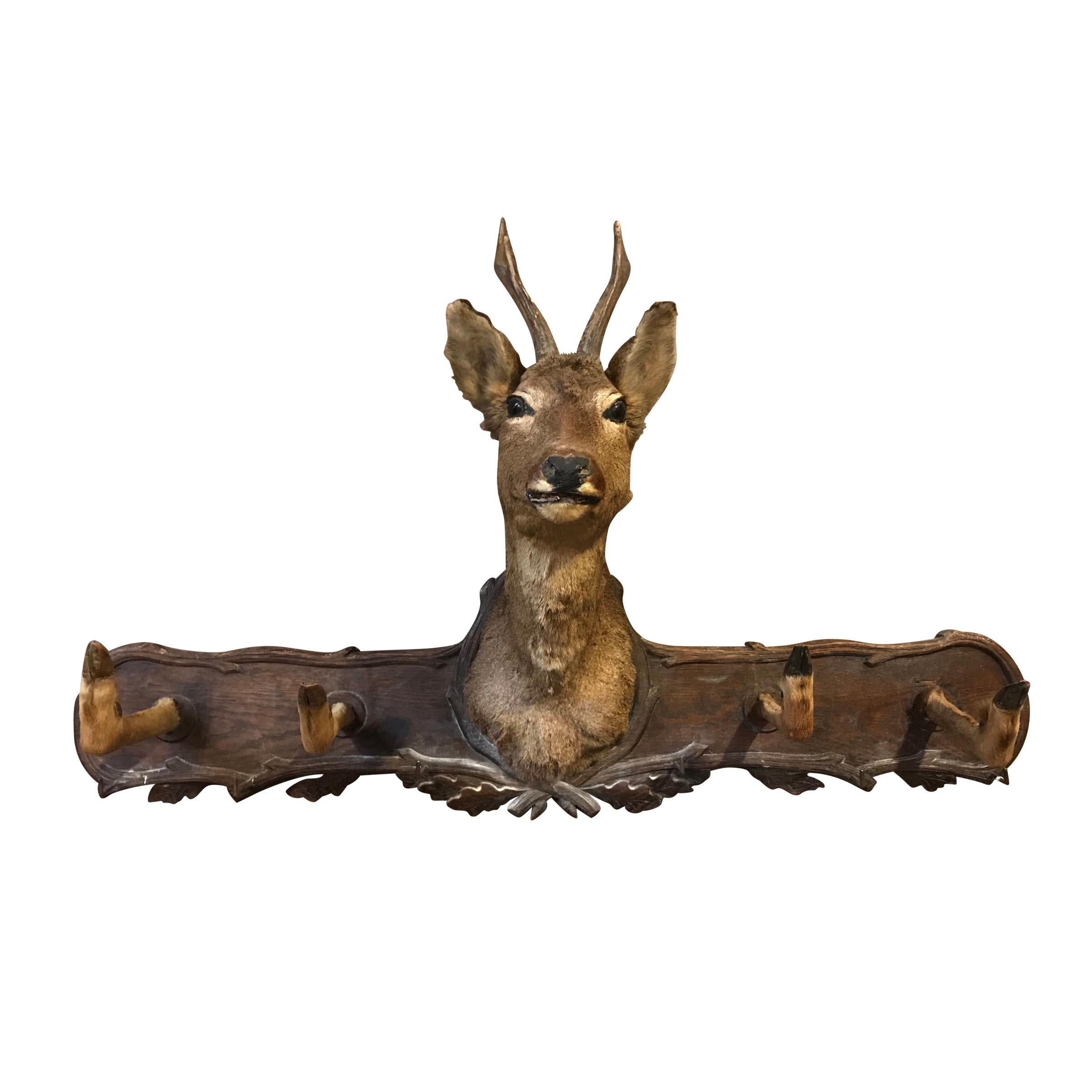 19th Century German Black Forest Hat/Coat Rack