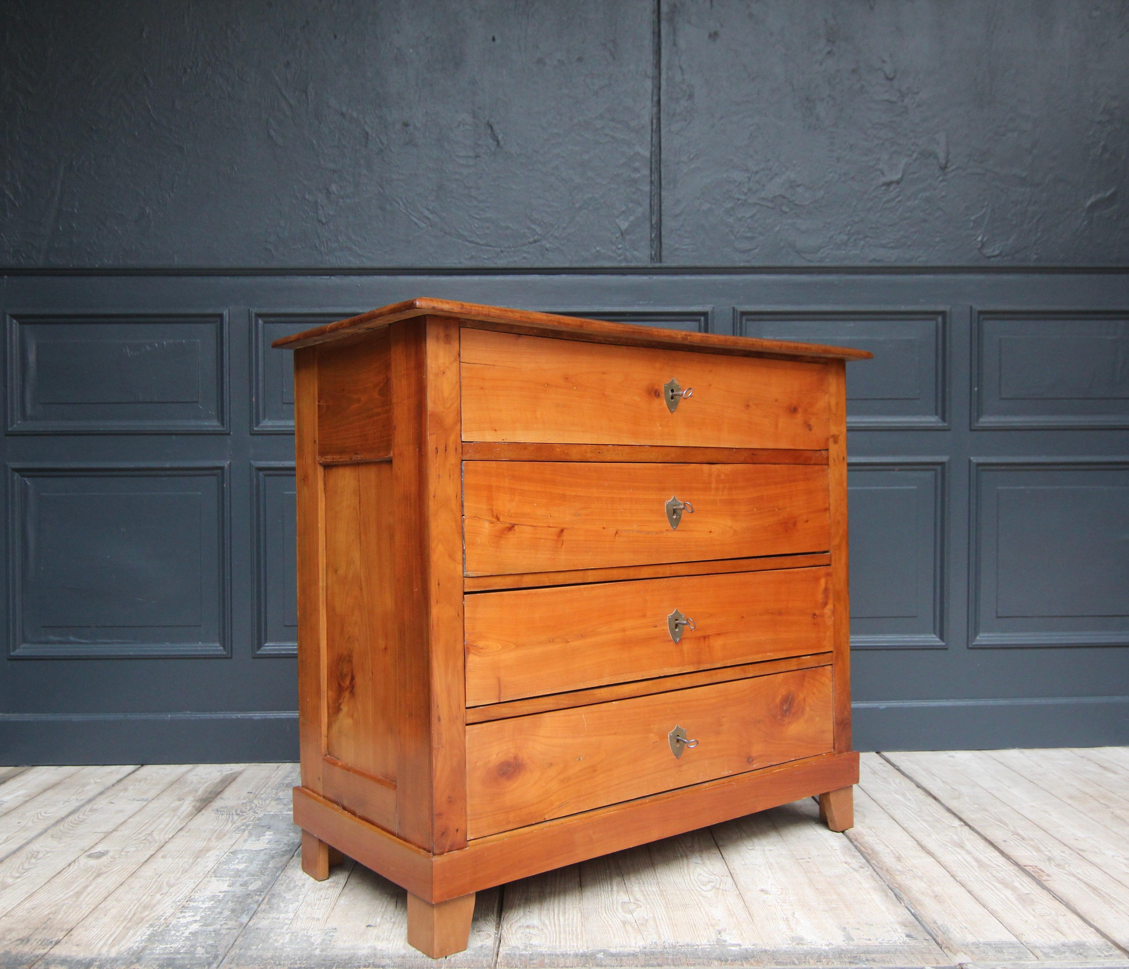 19th Century German Cherrywood Chest of Drawers 14