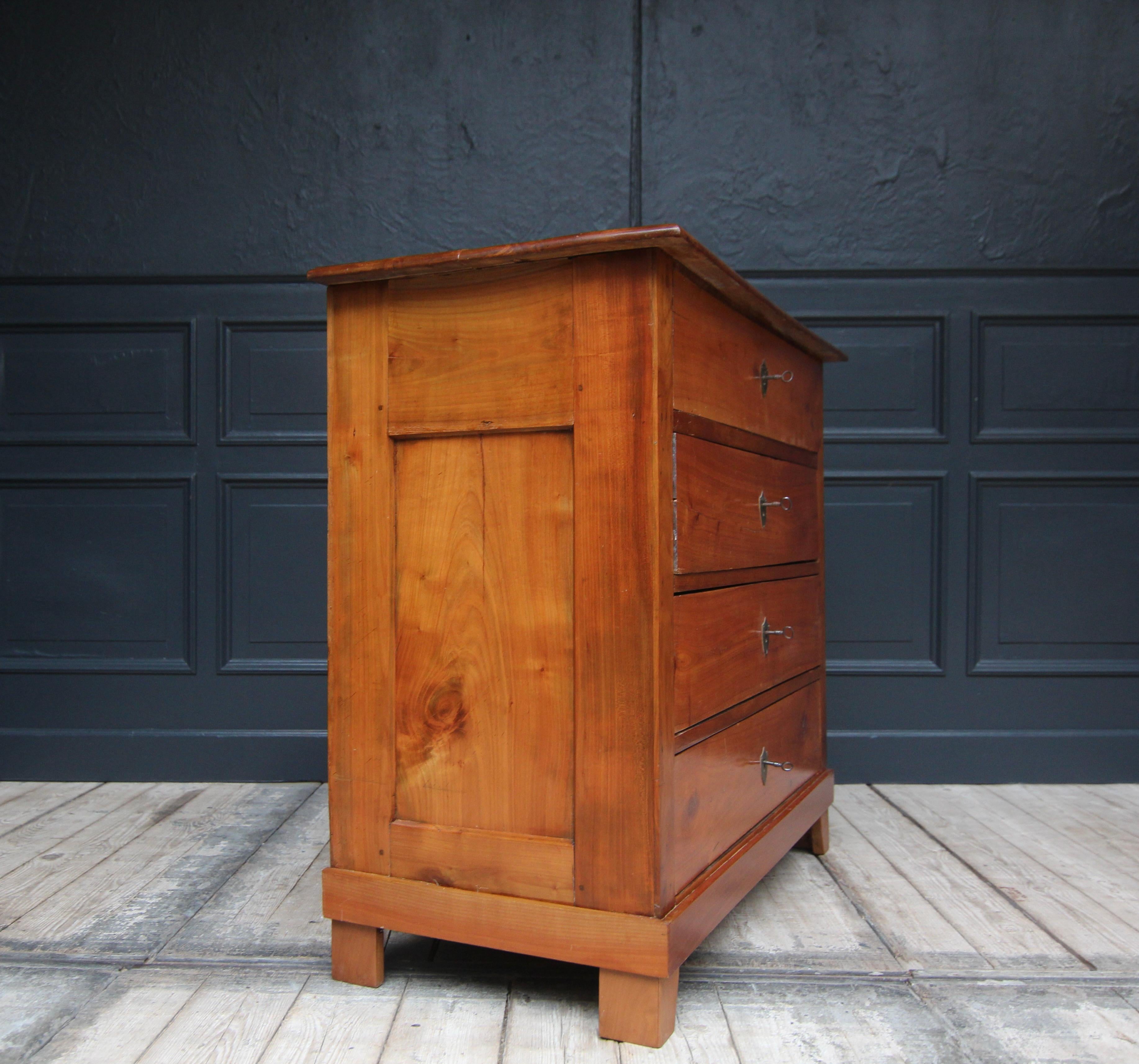 19th Century German Cherrywood Chest of Drawers 15