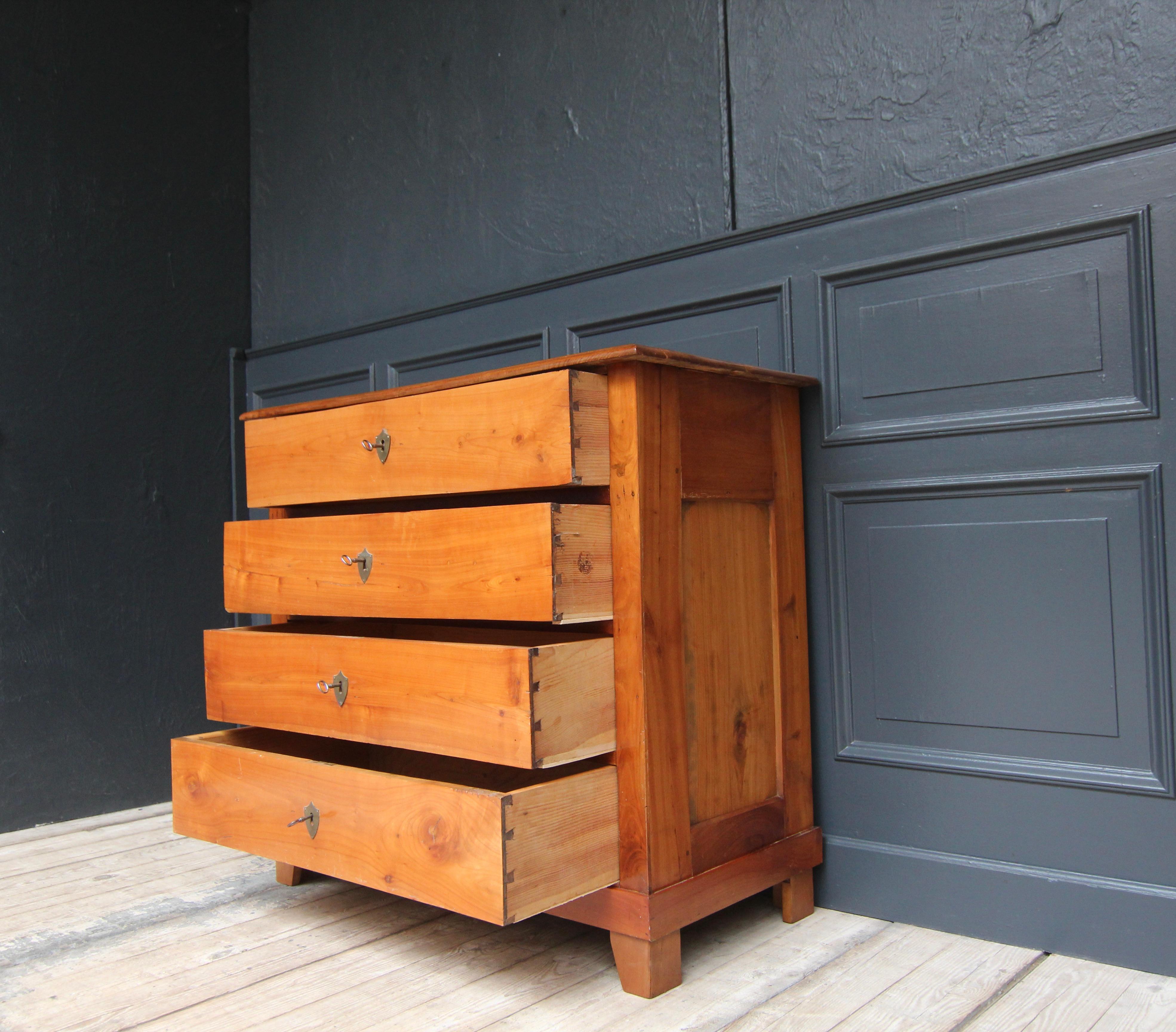 19th Century German Cherrywood Chest of Drawers 2