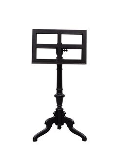 19th Century German Ebonized Duet Music Stand