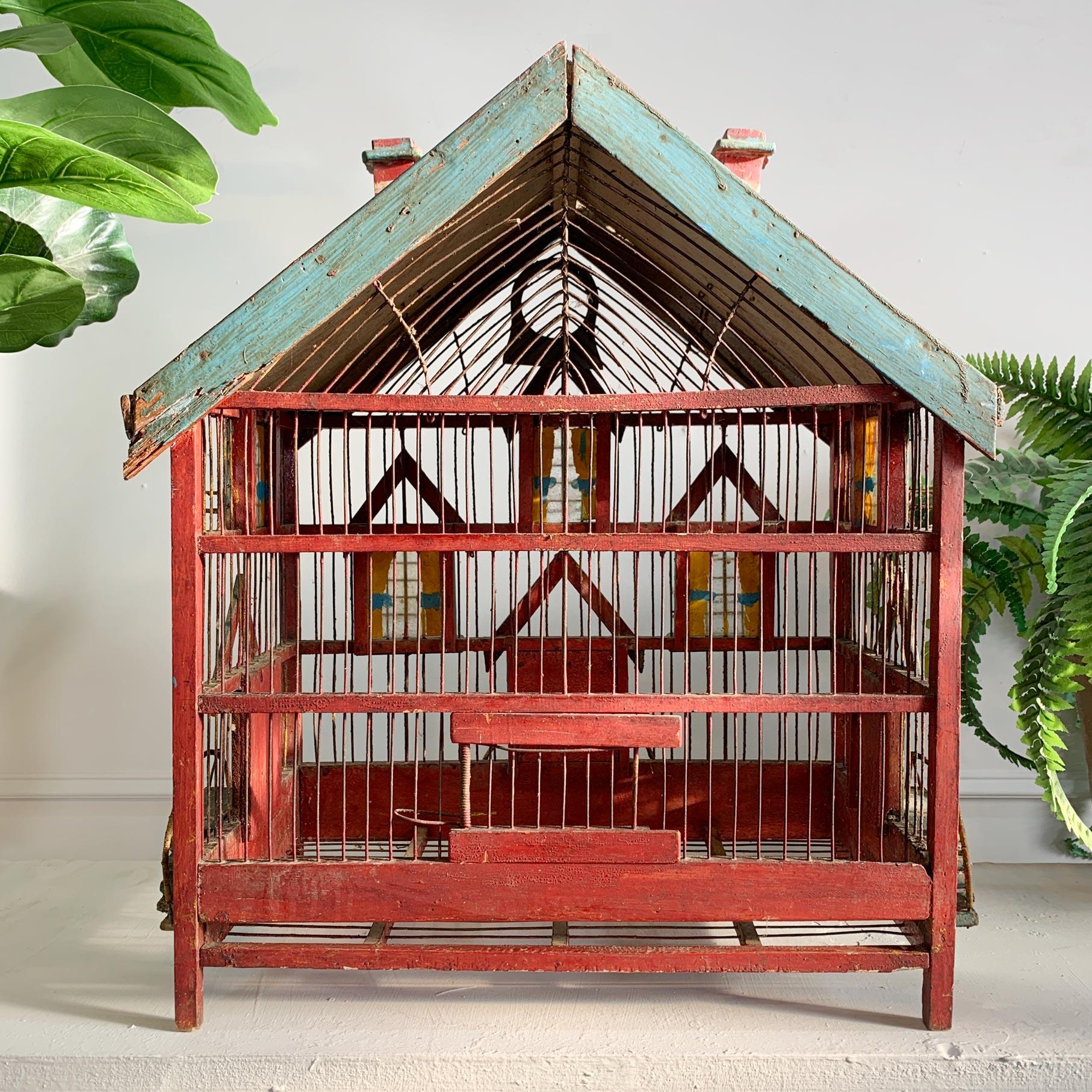 19th Century German Folk Art Bird Cage For Sale 10