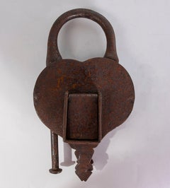 19th Century German Iron Padlock