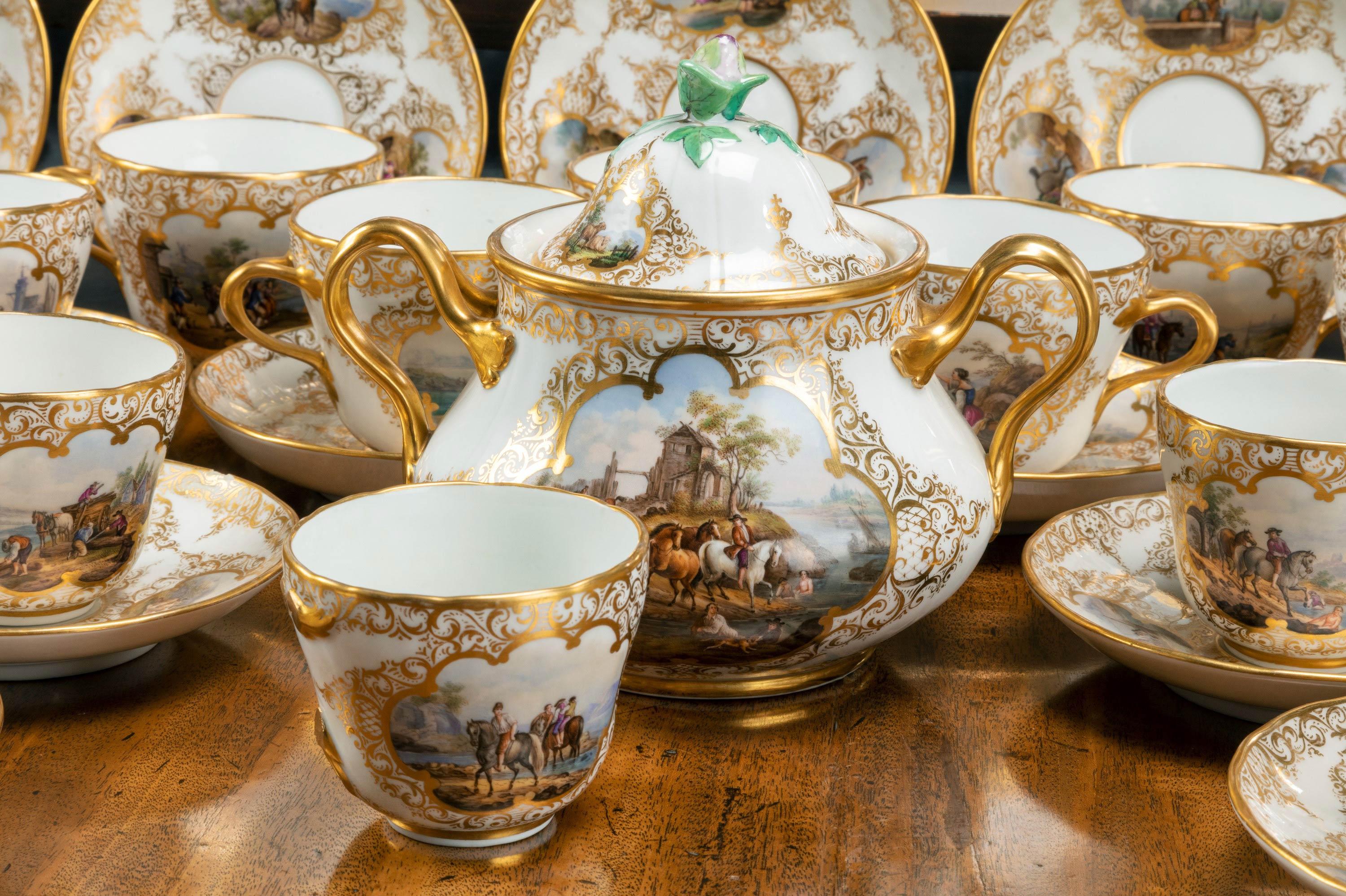 kpm porcelain tea set