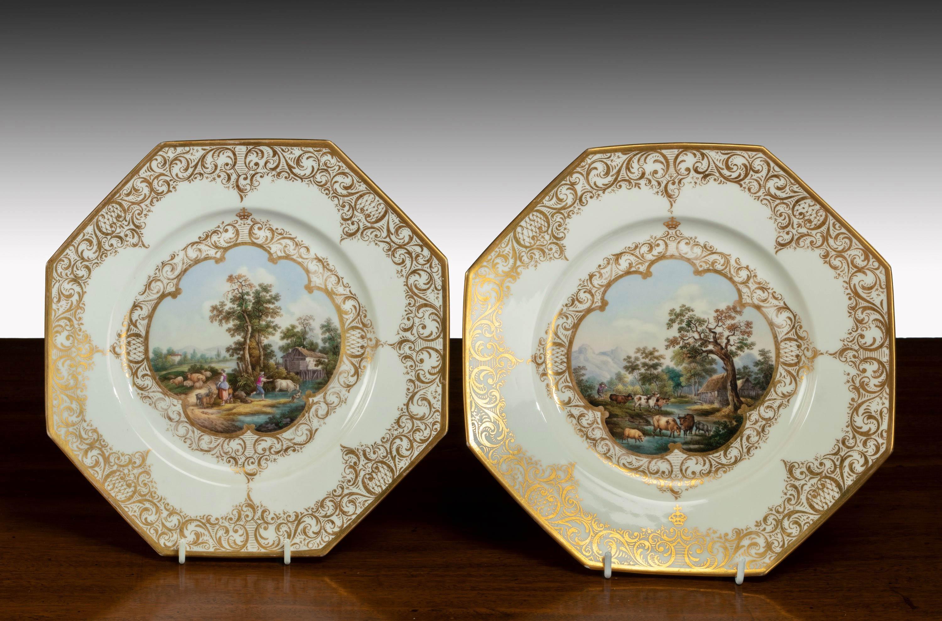 Mid-19th Century 19th Century German KPM Porcelain Coffee and Tea Service