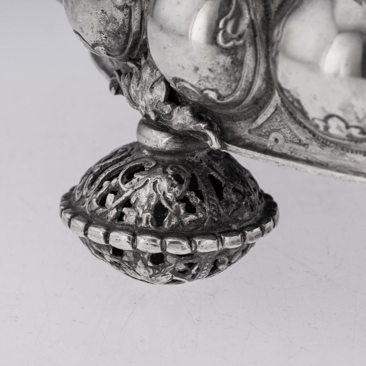 19th Century German Monumental Solid Silver Tankard, Neresheimer, Hanau c.1890 For Sale 14