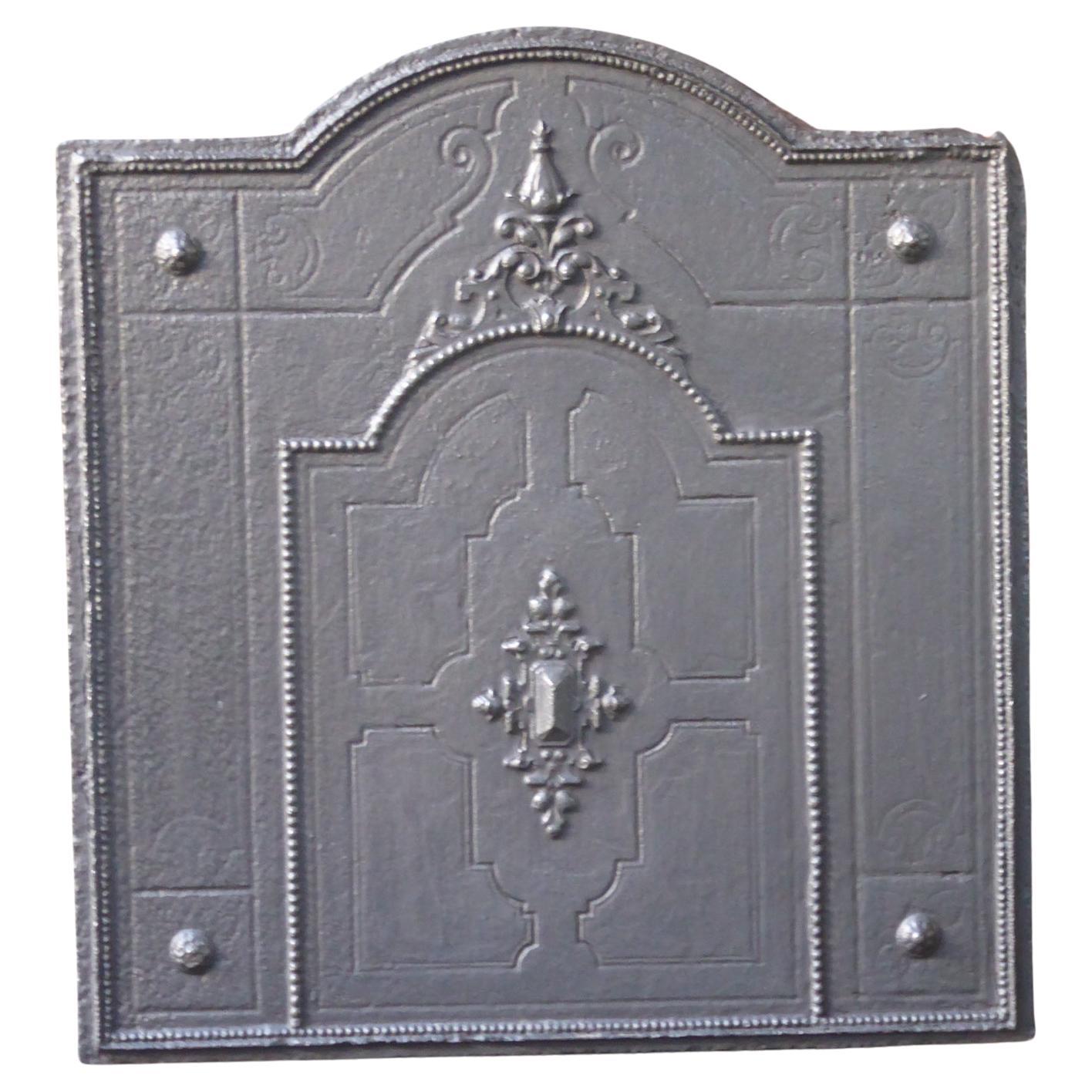 19th Century German Napoleon III Fireback