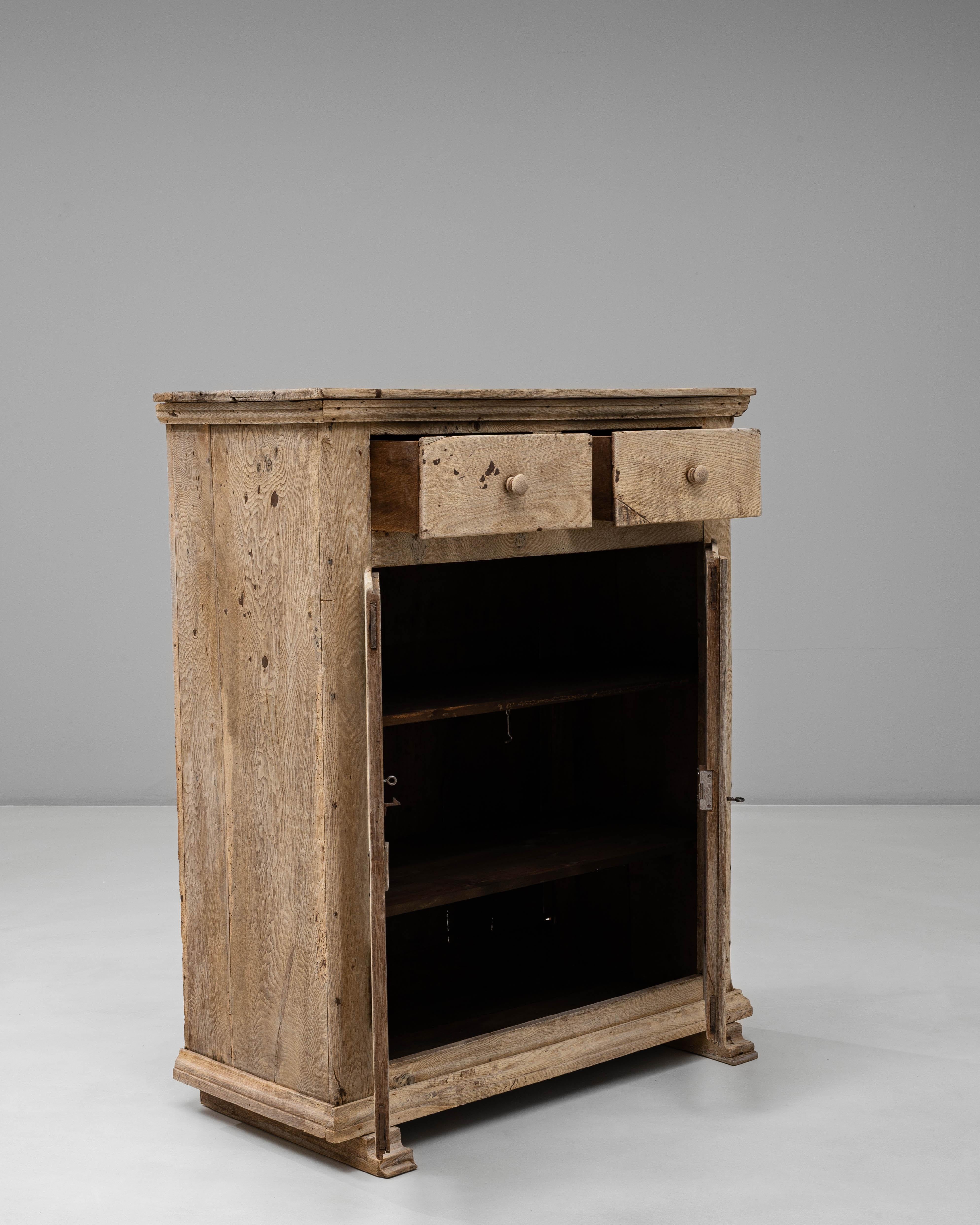 Buffet tedesco del XIX secolo in Oak con due cassetti in vendita 5