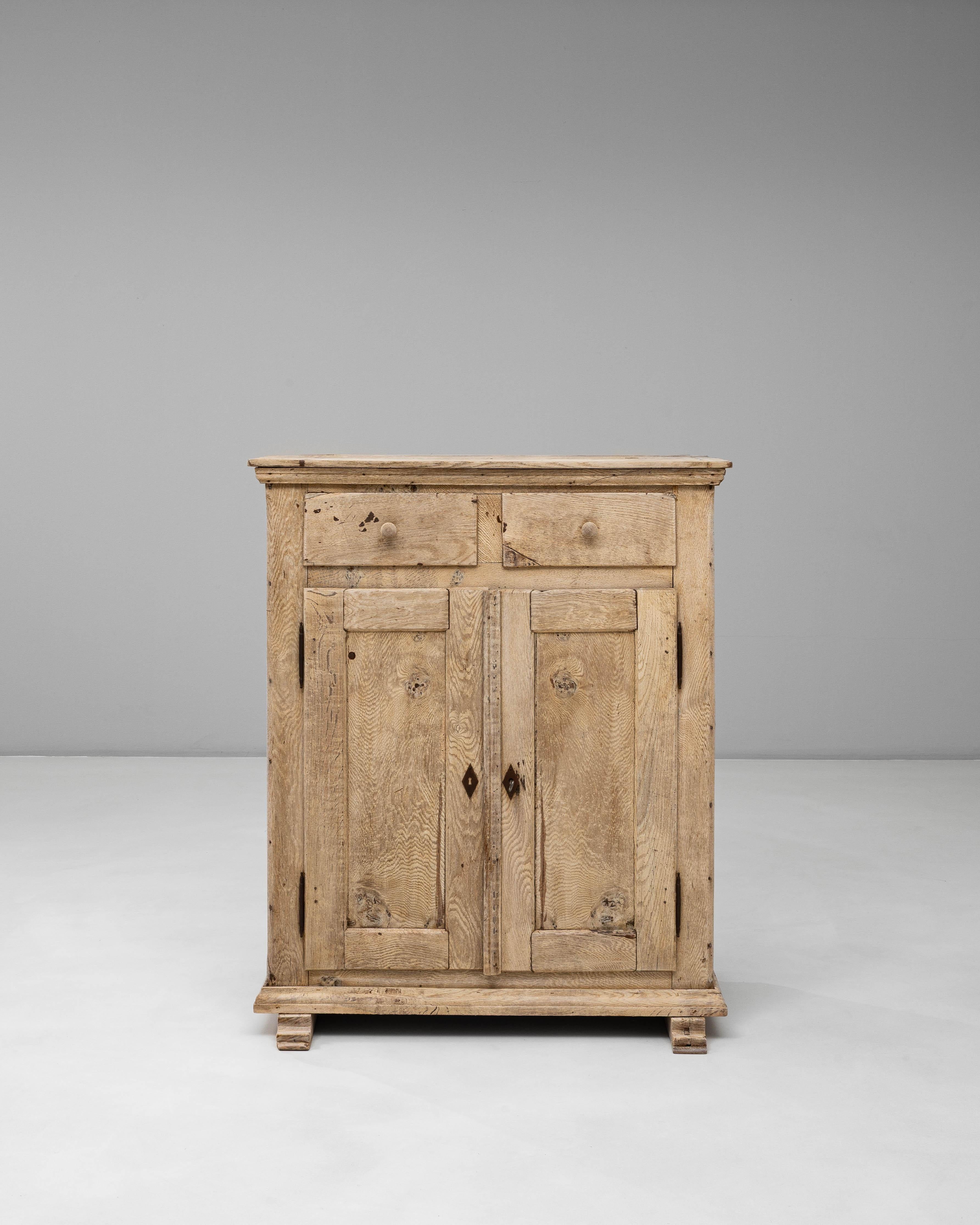 Quercia Buffet tedesco del XIX secolo in Oak con due cassetti in vendita