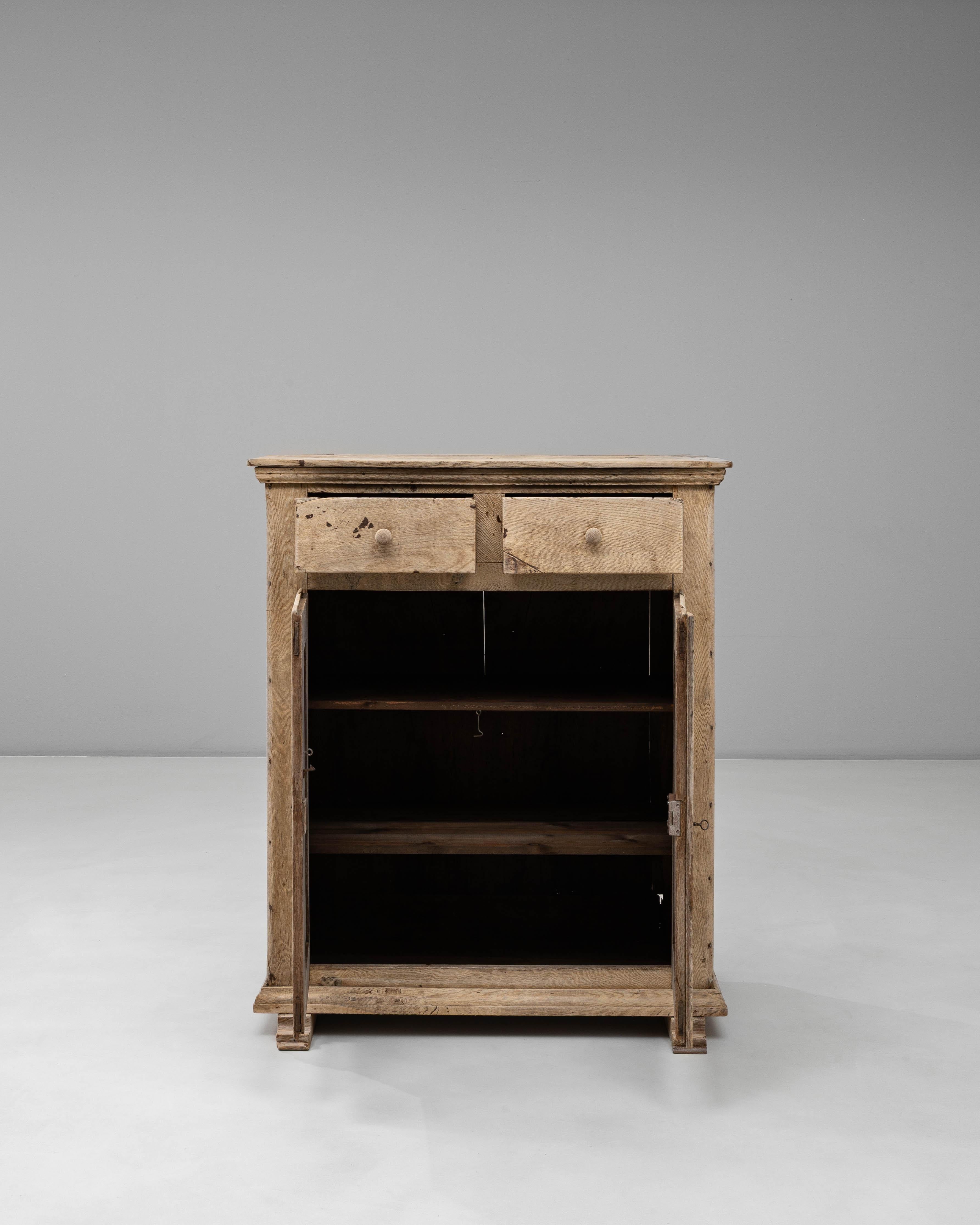 Buffet tedesco del XIX secolo in Oak con due cassetti in vendita 1
