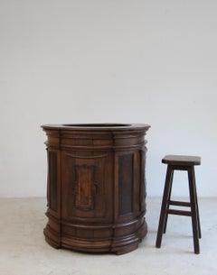 19th Century German Oak Church Pulpit or Bar