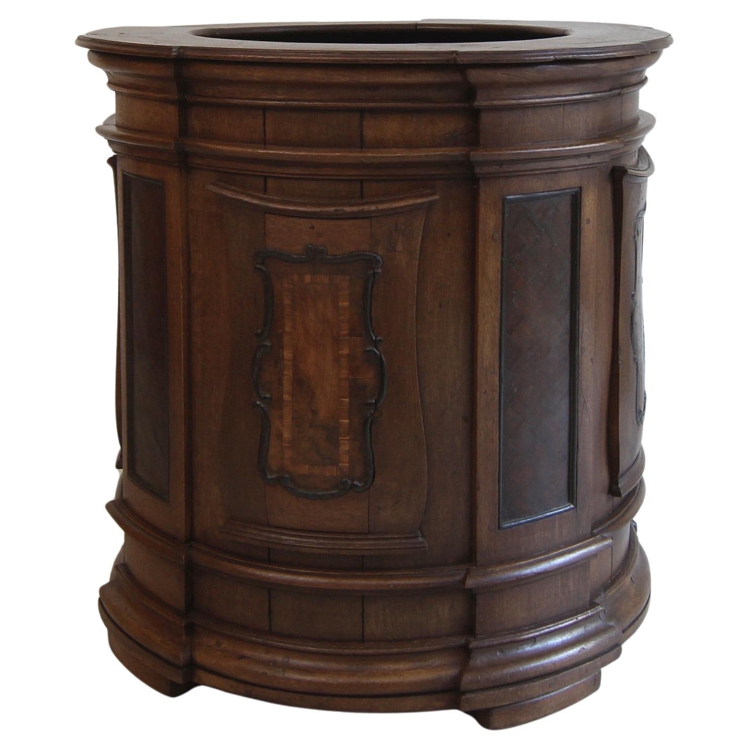 Pulpito o bar da chiesa tedesco in Oak del XIX secolo