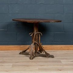19th Century German Or Swiss Black Forest Occasional Table, c.1890