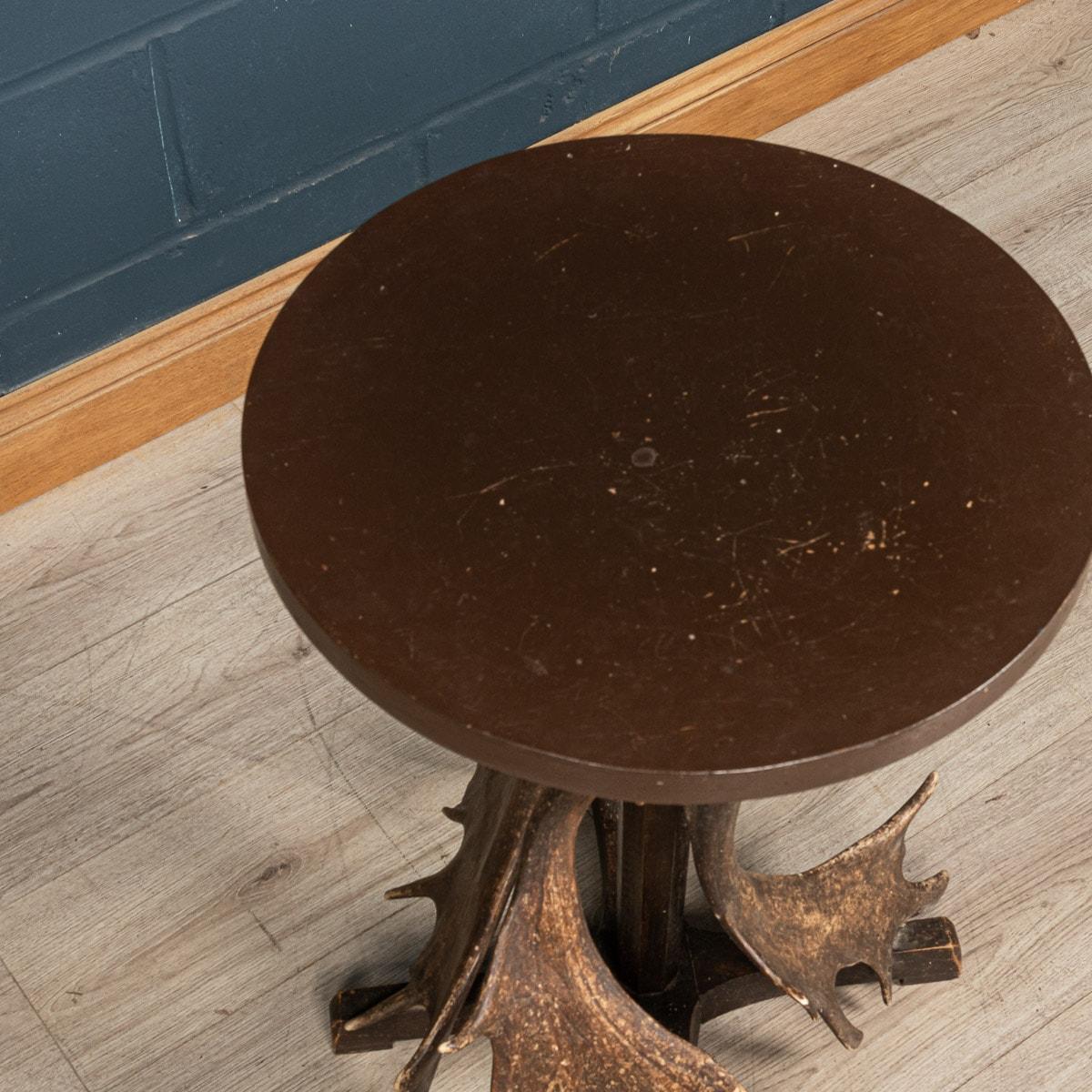 19th Century German Or Swiss Black Forest Side Table, c.1890 6