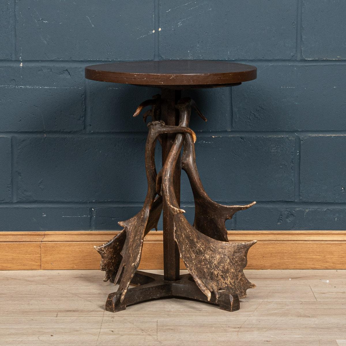 19th Century German Or Swiss Black Forest Side Table, c.1890 1