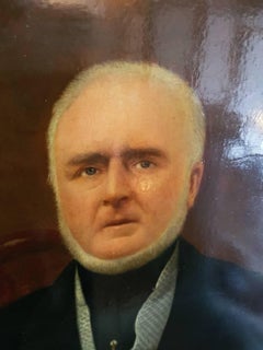 19th Century German Oval Shaped Portrait by P.A. Balmakers