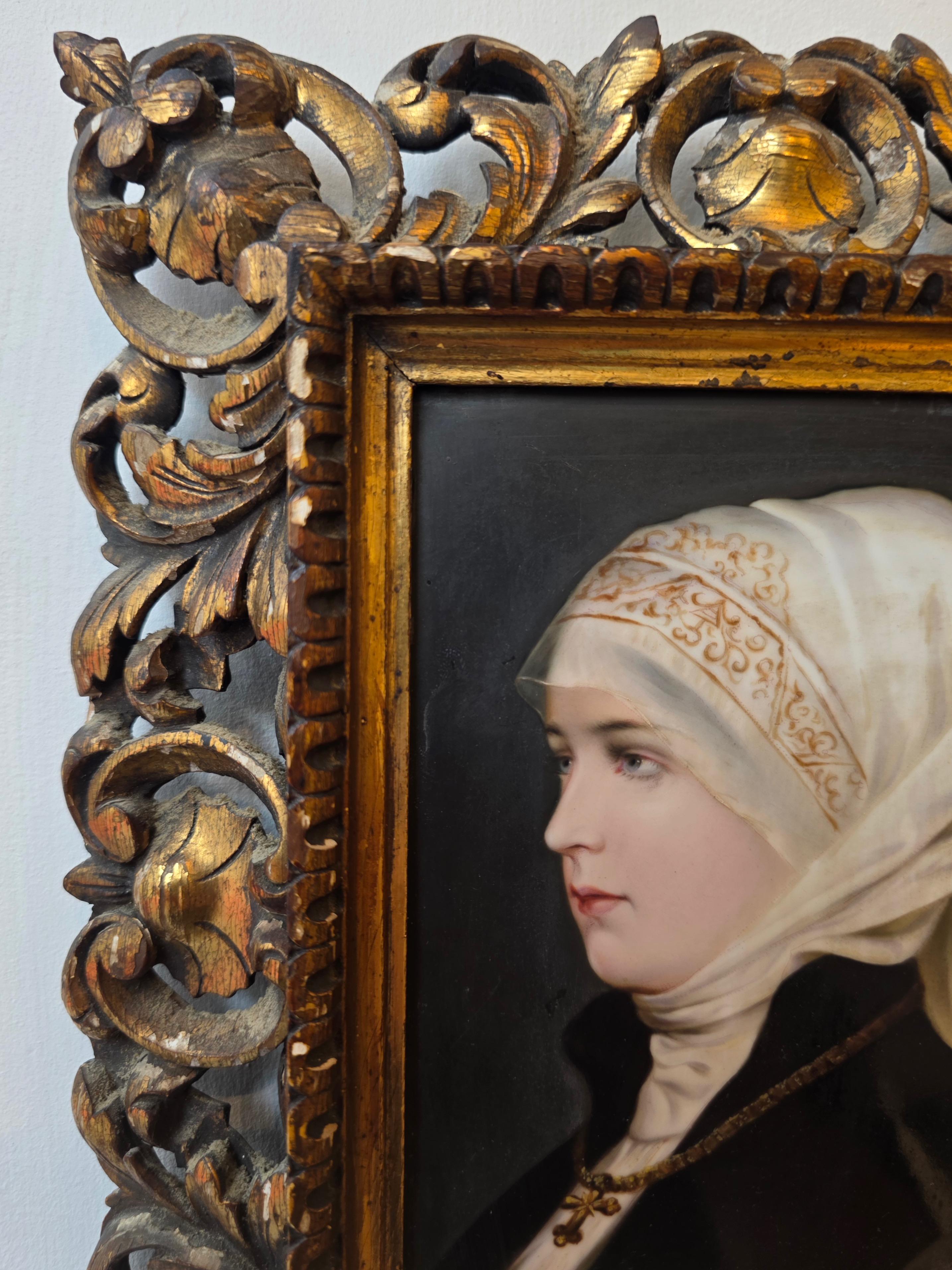 19th Century German Pair of Hand-painted Porcelain Plaques, attributed to KPM For Sale 1
