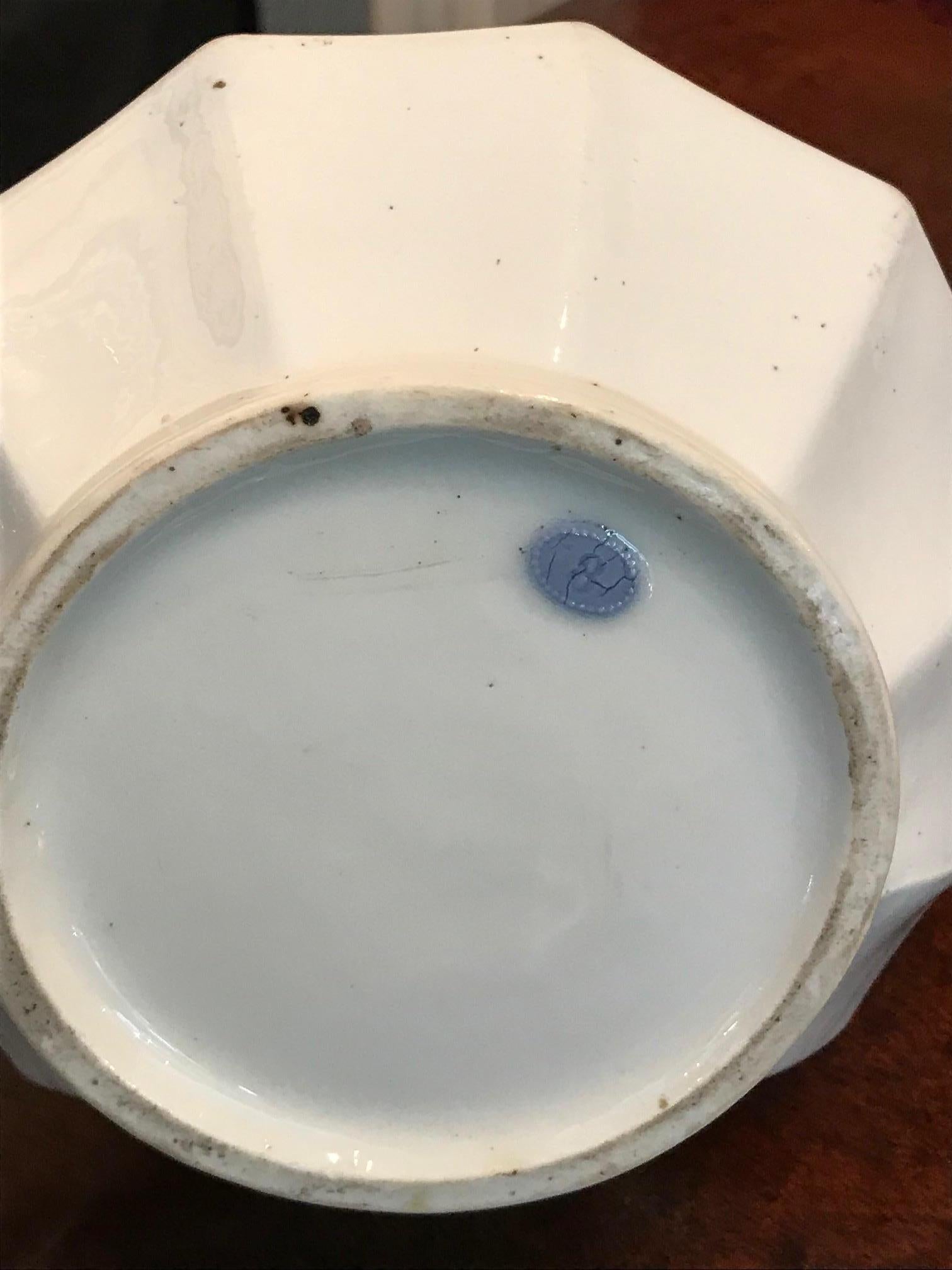 Paire de pichets en porcelaine bleu et blanc du 19ème siècle en provenance d'Allemagne Excellent état - En vente à Dublin 8, IE
