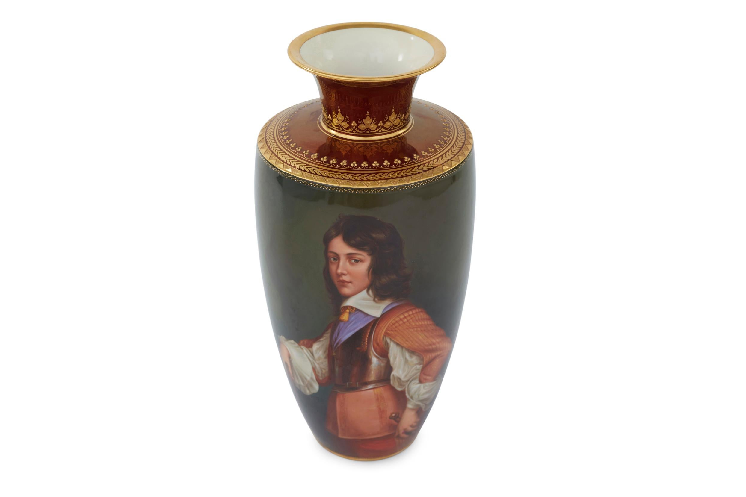 Deutsches Porzellan des 19. Jahrhunderts Dekoratives Stück / Vase  im Angebot 5